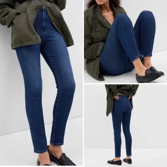 NWT Gap sky high true skinny jeans - Picture 1 of 7